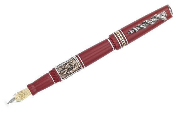 Marlen Ippocrate Fountain Pen - Red Classic Broad